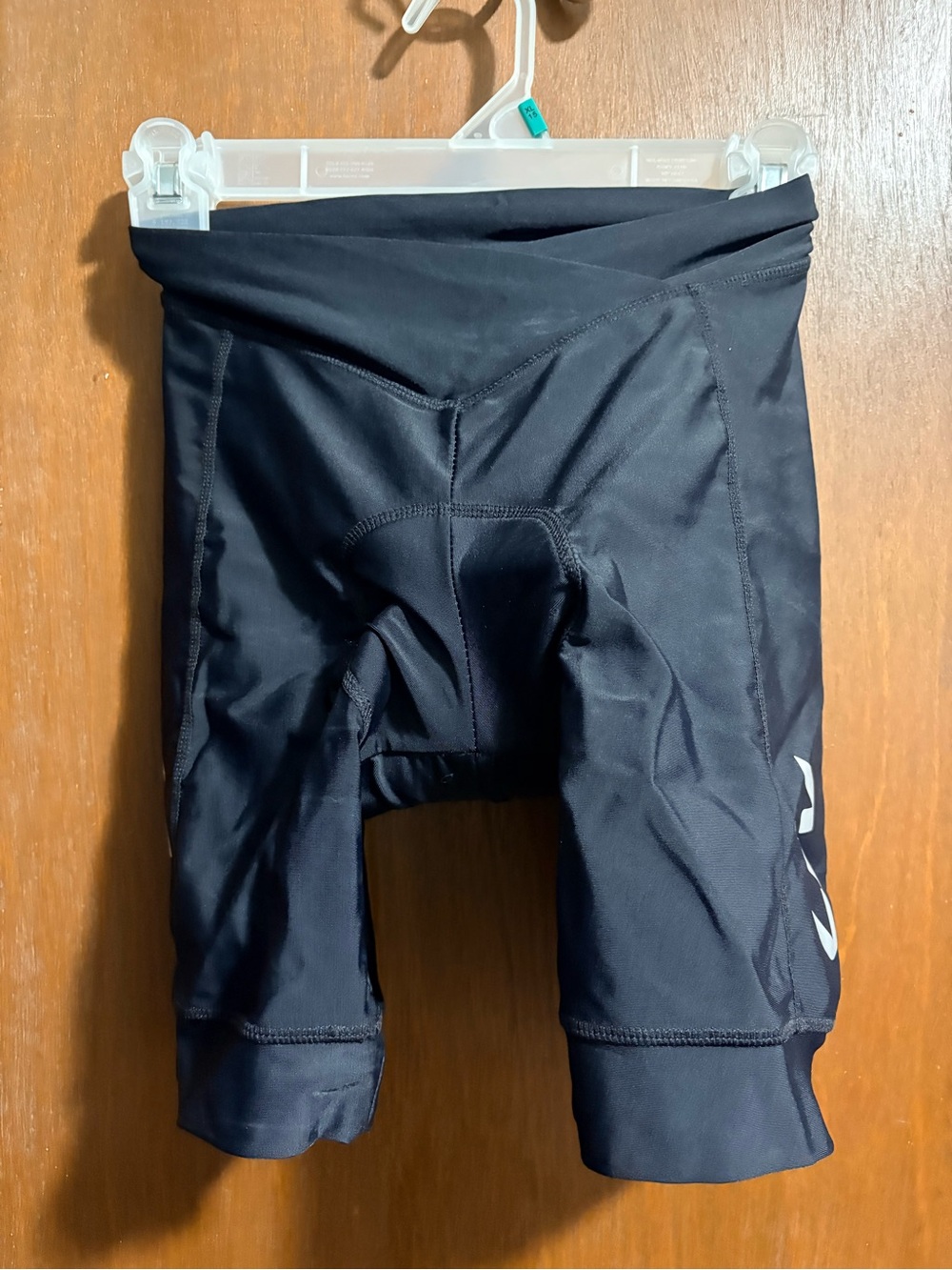 Black Cycling Bib Shorts with Subtle Logo